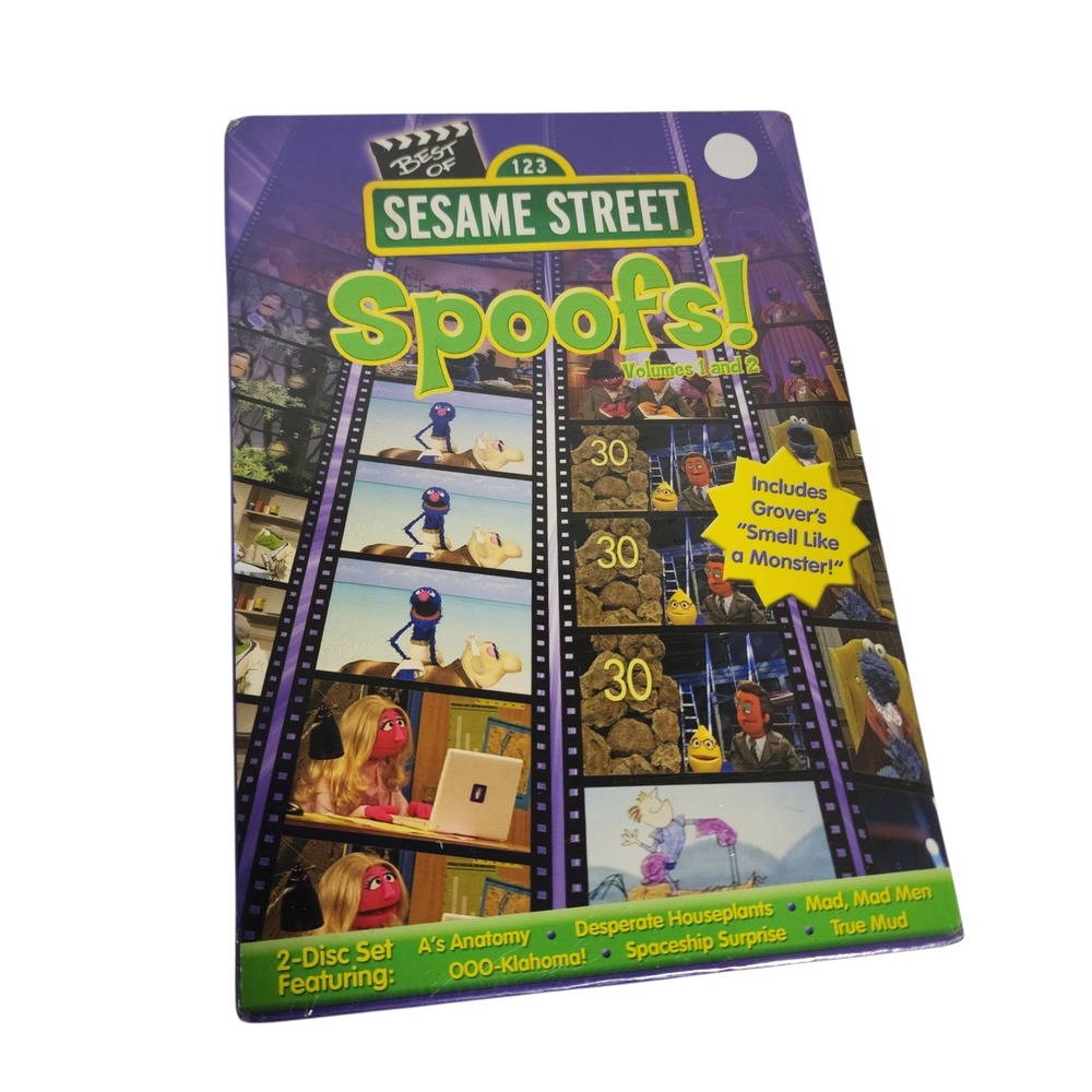 Best of Sesame Street Spoofs Volume 1 and 2 DVD 2 Disc Set Kids Family